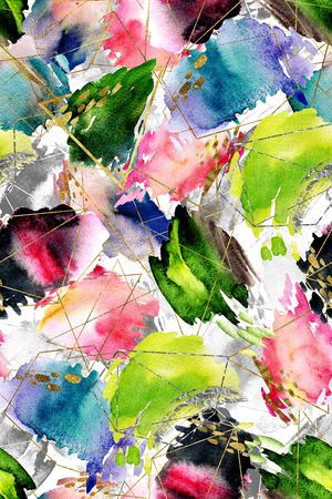 抽象印花华亿平台图片