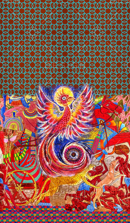 民族风印花华亿平台图片