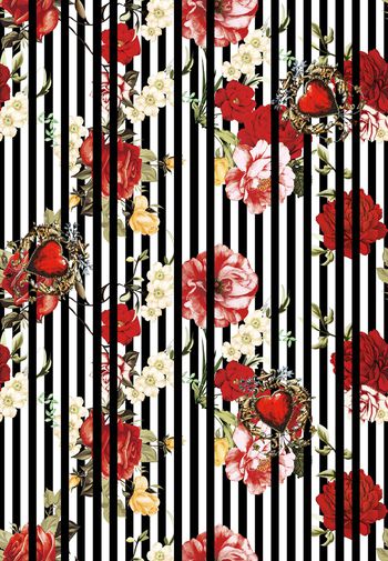 条纹印花华亿平台图片