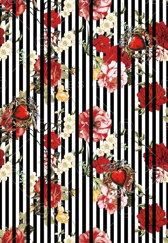 条纹印花华亿平台图片