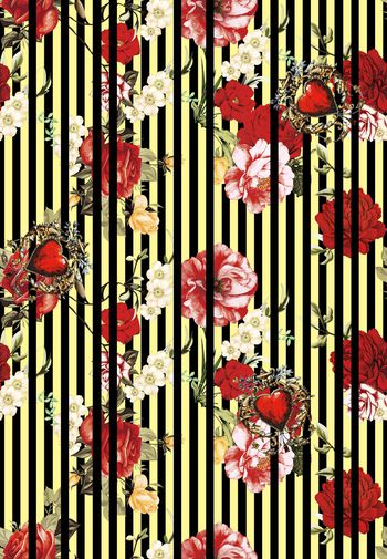 1059485-竖条花=黄