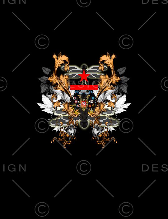 抽象印花华亿平台图片