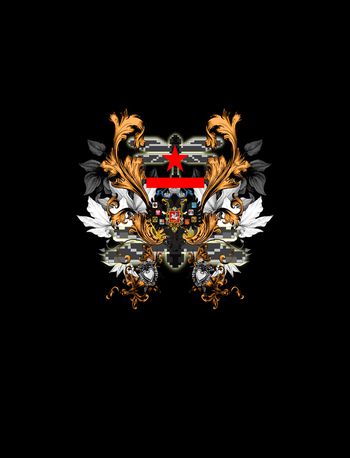 抽象印花华亿平台图片