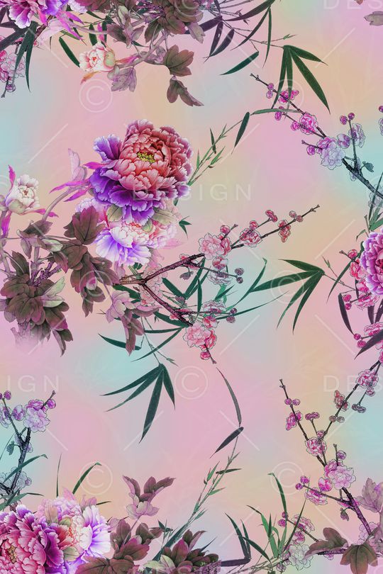 梅花印花华亿平台图片