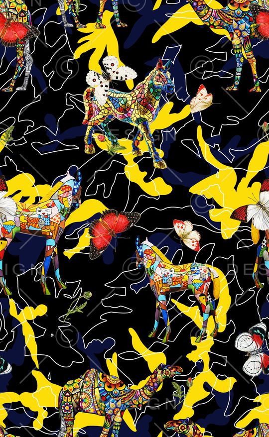 中国风印花华亿平台图片