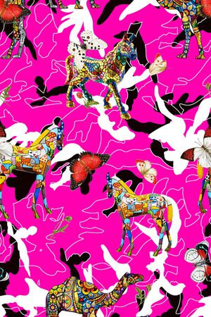 中国风印花华亿平台图片