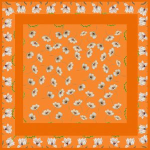 手绘花卉印花华亿平台图片