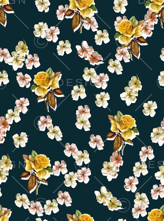 玫瑰花印花华亿平台图片