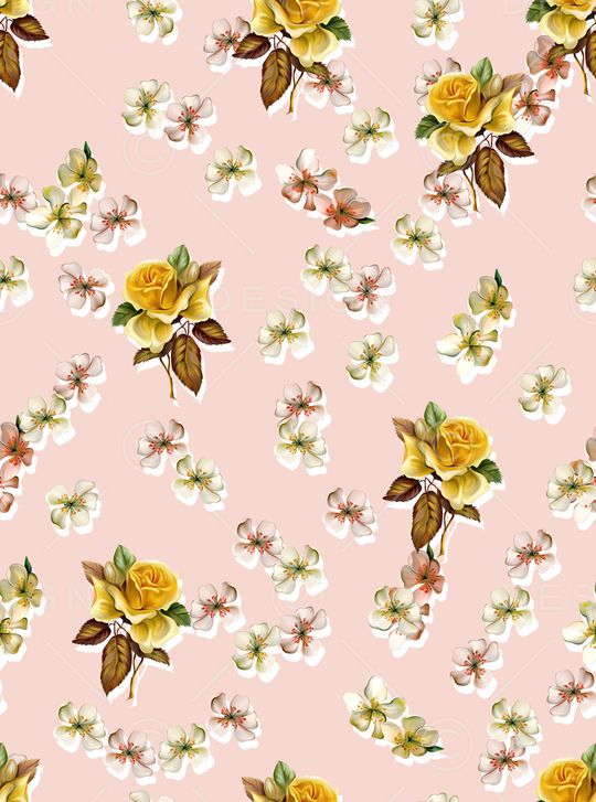 玫瑰花印花华亿平台图片