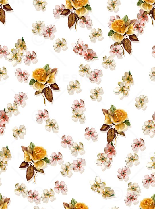 玫瑰花印花华亿平台图片