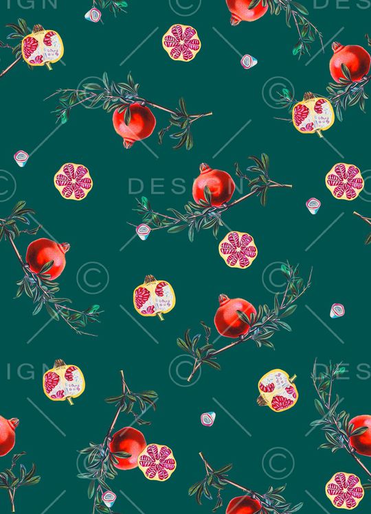 石榴印花华亿平台图片