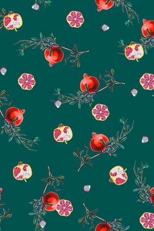 石榴印花华亿平台图片