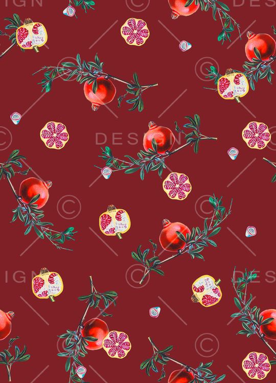 石榴印花华亿平台图片