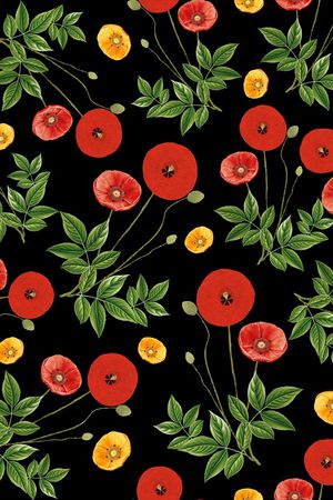 虞美人印花华亿平台图片