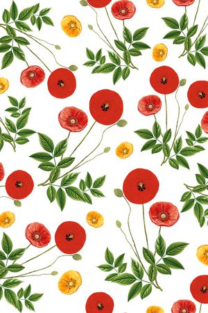 虞美人印花华亿平台图片