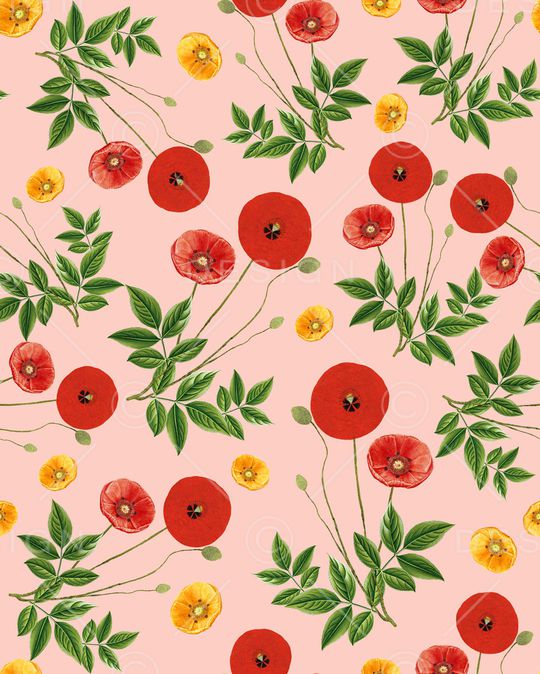 虞美人印花华亿平台图片