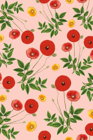 虞美人印花华亿平台图片