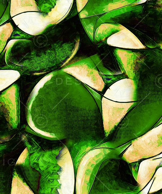 几何花卉印花华亿平台图片