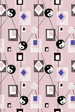 抽象印花华亿平台图片