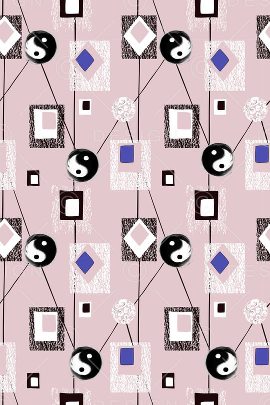 抽象印花华亿平台图片