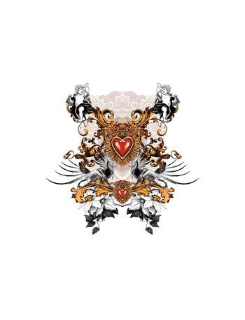 抽象印花华亿平台图片