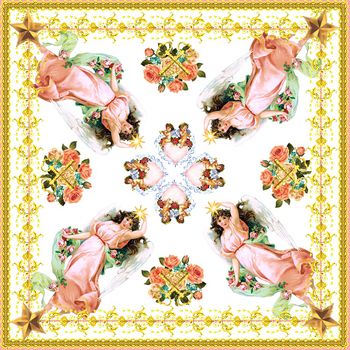 真丝印花华亿平台图片