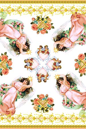 真丝印花华亿平台图片