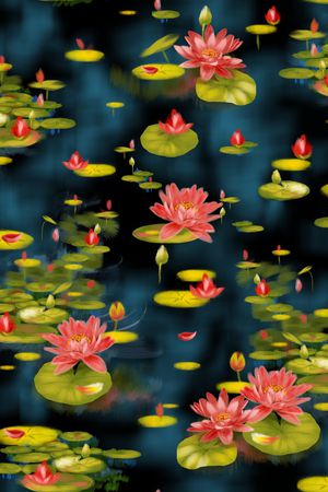 抽象印花华亿平台图片