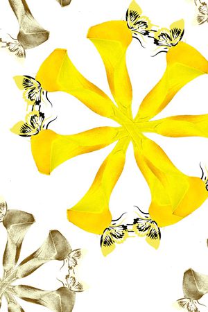 抽象印花华亿平台图片