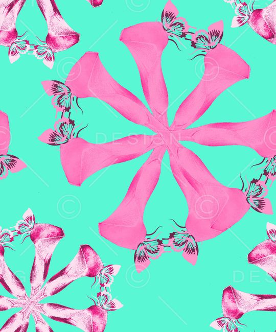 抽象印花华亿平台图片