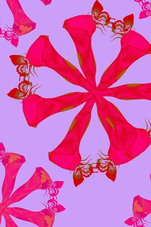 抽象印花华亿平台图片