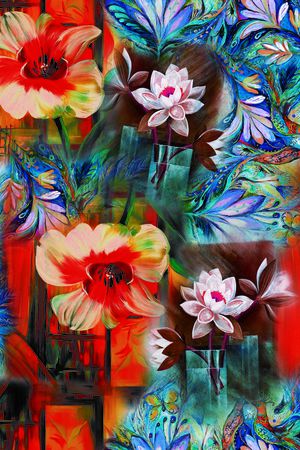 大花印花华亿平台图片