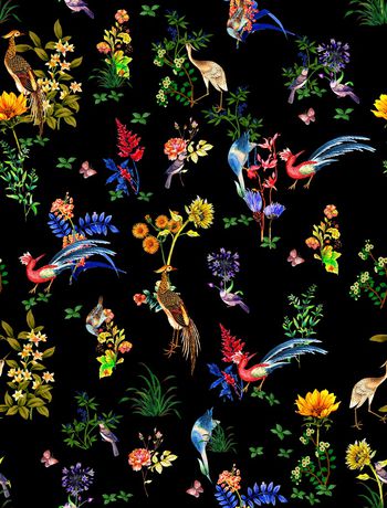 植物印花华亿平台图片