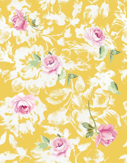 满版散花印花华亿平台图片