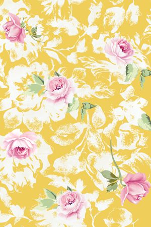 满版散花印花华亿平台图片