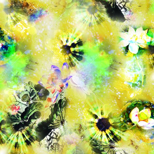 抽象底印花华亿平台图片