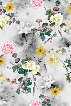 中国风印花华亿平台图片