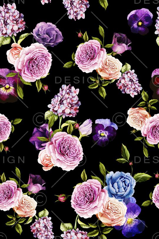 植物印花华亿平台图片