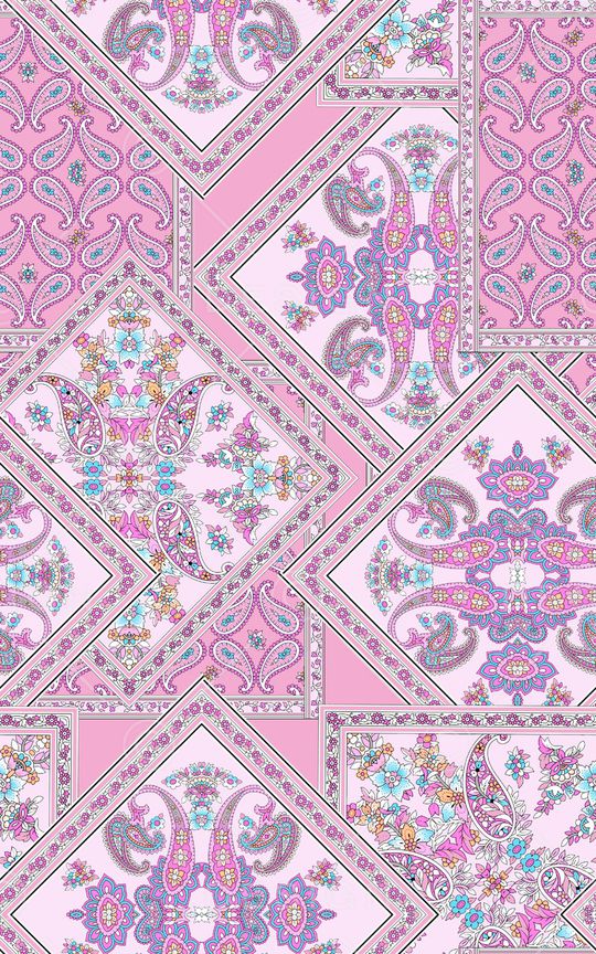 佩斯利印花华亿平台图片