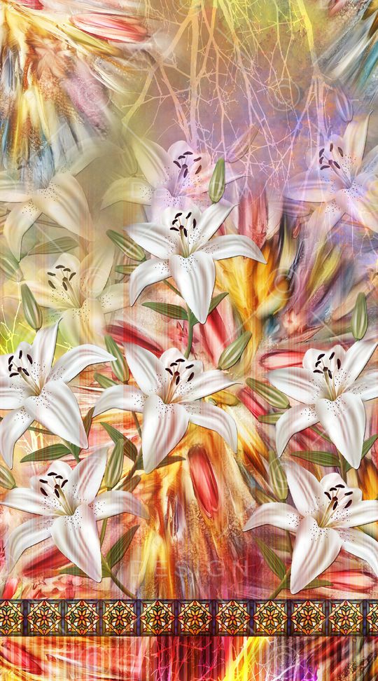 定位花印花华亿平台图片