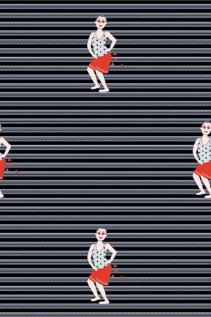 条纹印花华亿平台图片