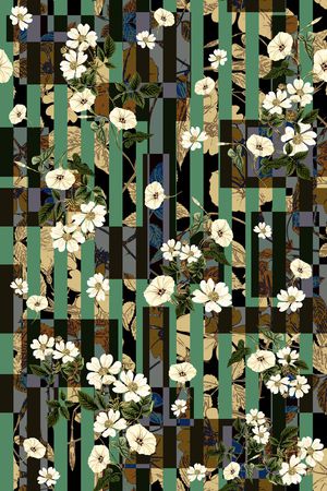 条纹印花华亿平台图片