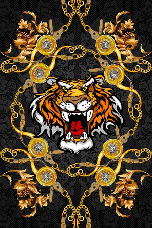 动物花卉印花华亿平台图片