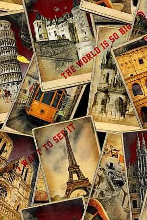 风景景观印花华亿平台图片