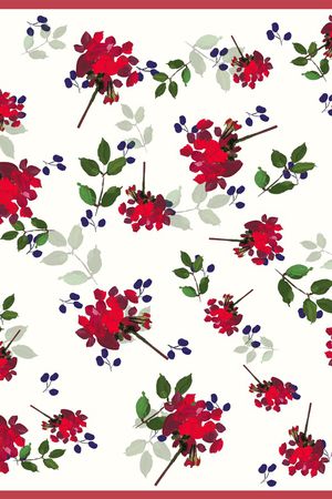 小碎花印花华亿平台图片