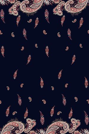 佩斯利印花华亿平台图片