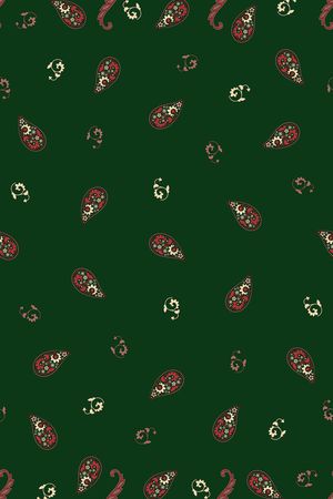 佩斯利印花华亿平台图片