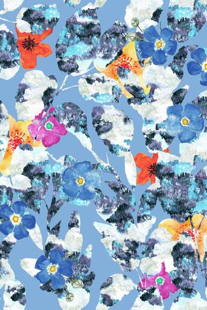 抽象印花华亿平台图片