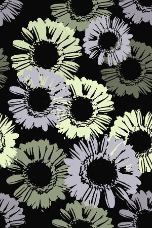 向日葵印花华亿平台图片