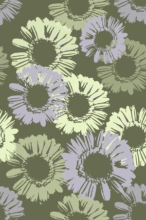 向日葵印花华亿平台图片